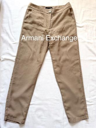 Elegantné béžové nohavice armani exchange, armani,m