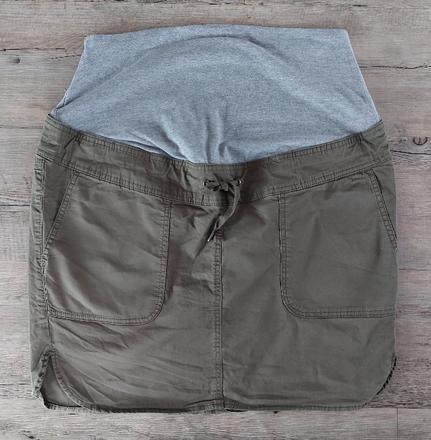 Olivovozelená tehotenská sukňa, yessica,42