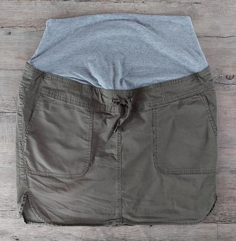 Olivovozelená tehotenská sukňa, yessica,42