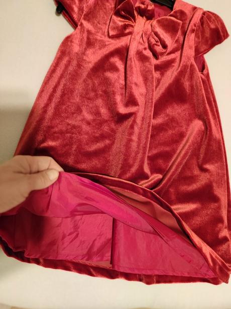 Zamatové detské šaty 86, h&m,86