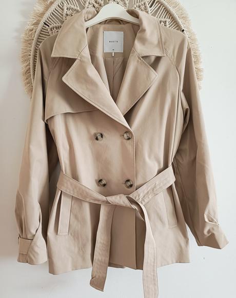 Béžový trench coat mohito, mohito,m