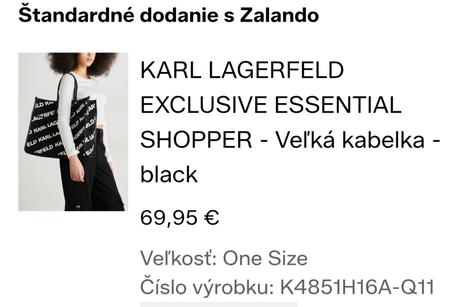 Platená kabelka, karl lagerfeld