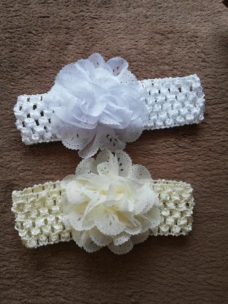 Jemné čelenky s kvetom pre najmenšie princezné, 