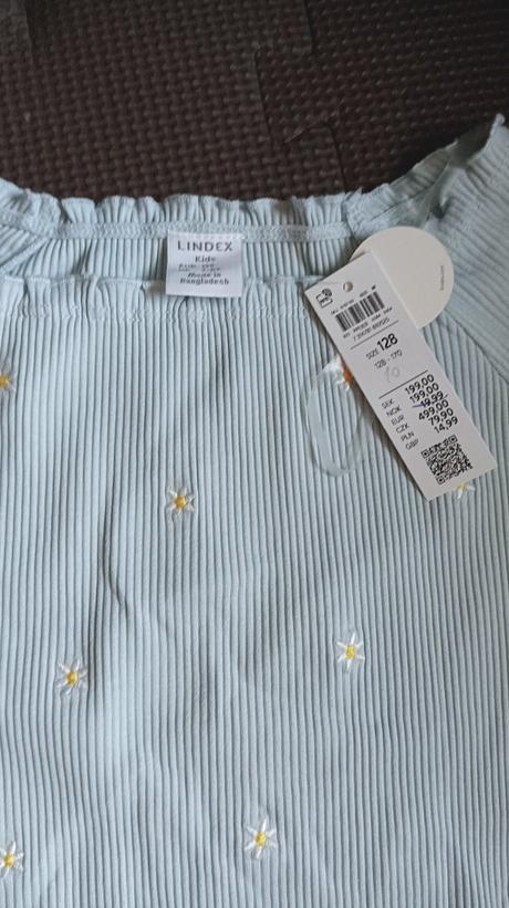 Vrúbkované šatočky nové lindex 128, lindex,128