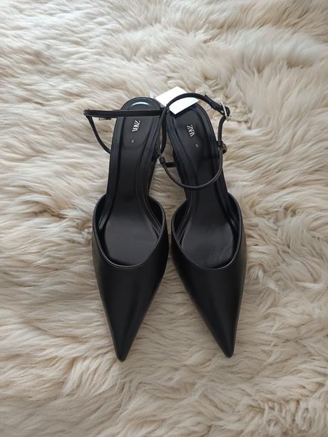 Kožené lodičky, zara,40