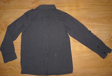 Jemné sivé pásiky, h&m,134