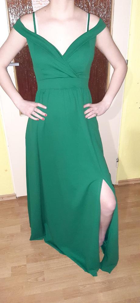 Spolocenske šaty s razporkom, m