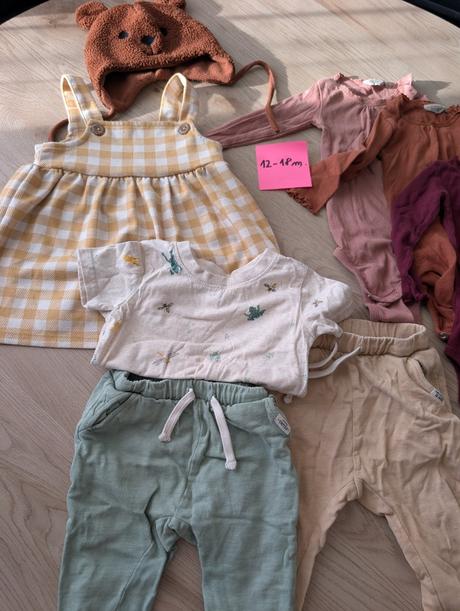 Mix oblečenia 12-18m ( lindex, zara, h&m, newbie, 86–98