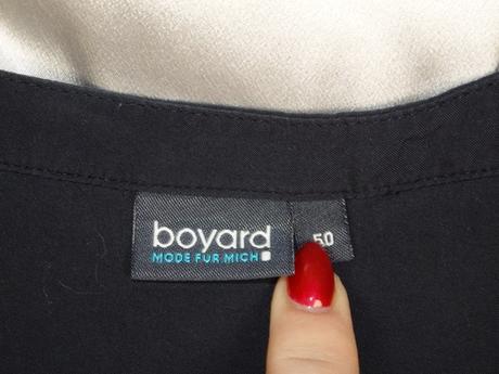 K&l ruppert tmavomodrá roll-up blúzka, 50