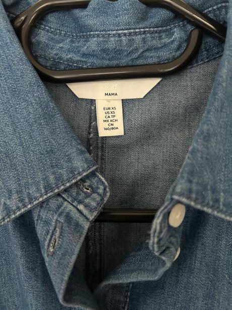 Džínsová košeľa, h&m,xs