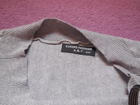 Siva tunika svetrik, s