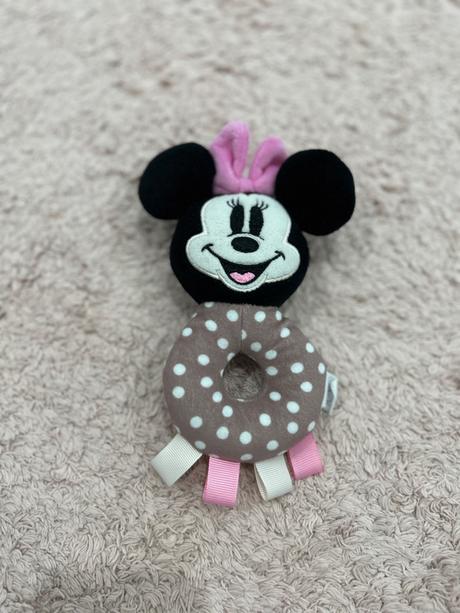 Plyšová hrkálka s motívom minnie mouse, 