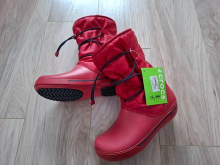 Nové zimné čižmy, w7, vnút.d 23.5cm, crocs,36 / 37