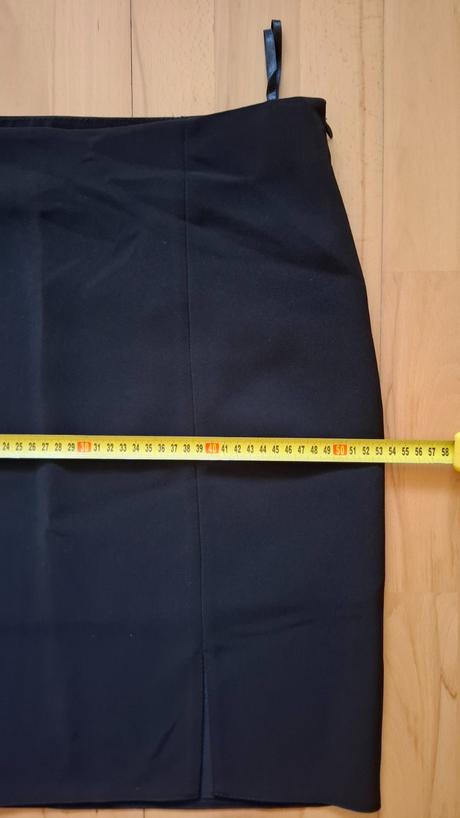 Cierna sukna po kolena, xxl