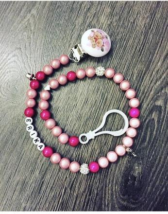 Prívesok na cumlík hand made,