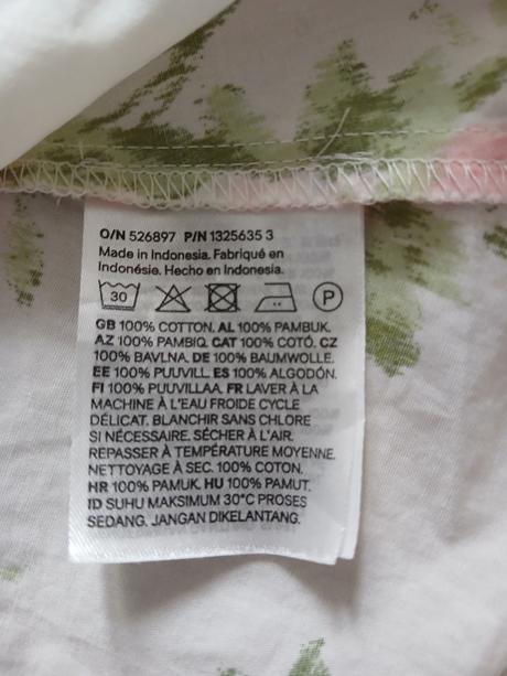 Kvetinové šaty, h&m,s