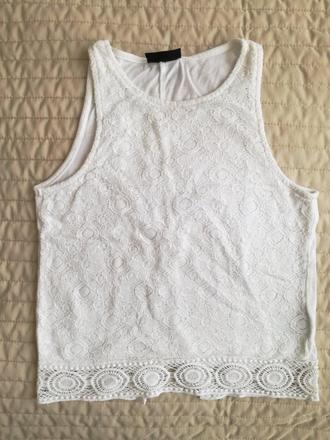 Čipkované tielko blúzka, takko,146