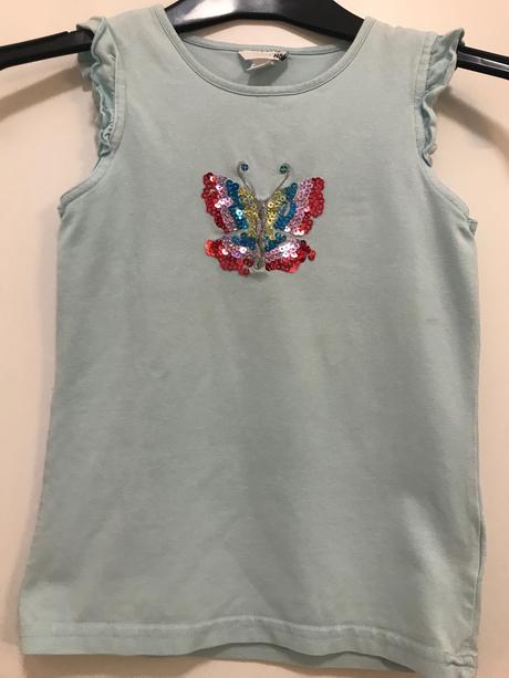 Krásne letné motýlikové tieločko, h&m,140