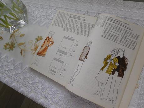 Retro kniha na štrikovanie,, 