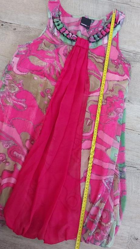 Dámske rúžové letné šaty, s