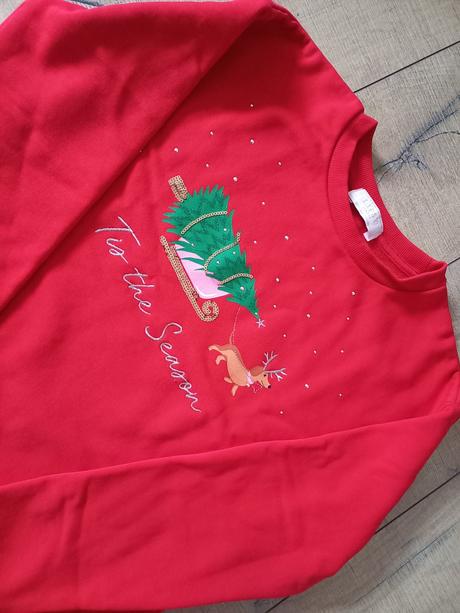 Vianocna mikina lipsy 134/140, lipsy london,134