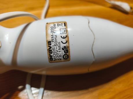 Tyčový mixér, orava