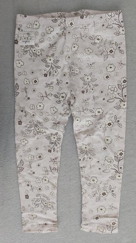 Legíny béžové kvietky 92, pepco,92