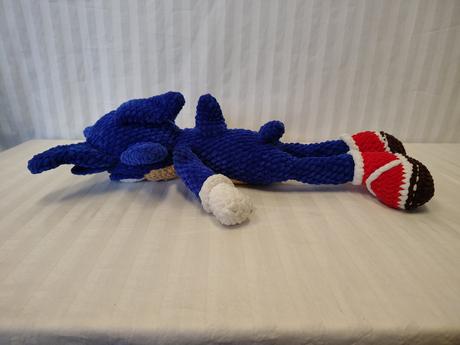 Zánovný veľký háčkovaný sonic, 54 cm, 