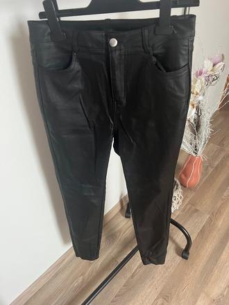 Kozenkove nohavice s vysokým pasom, m