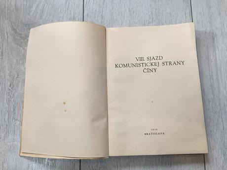 Kniha viii. zjazd komunistickej strany číny 1956,