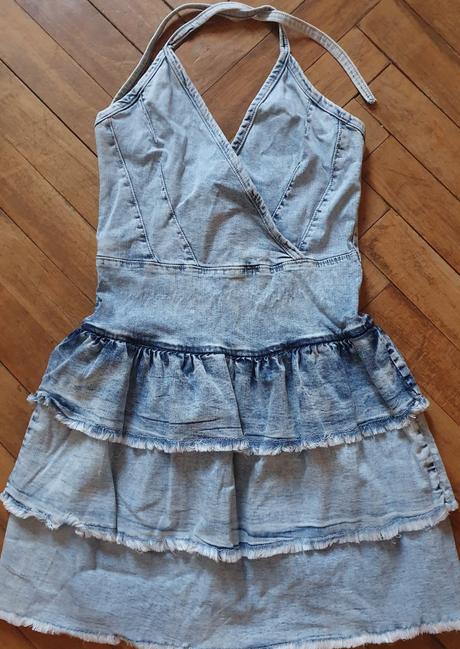 Dievčenské šaty riflové, 170