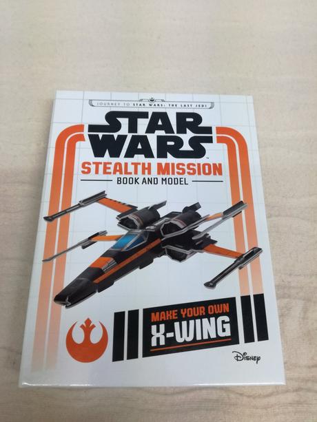 Star wars stealth mission x-wing book+model nsu19,
