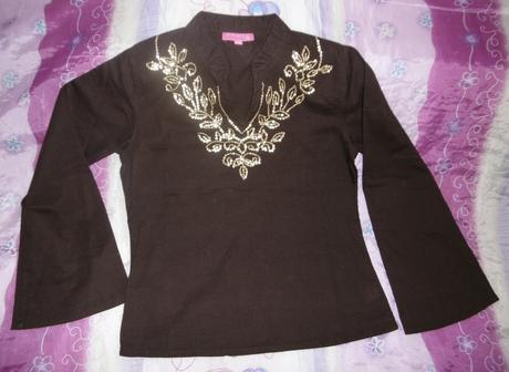 Blúza s flitrami, 140