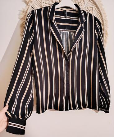 Pruhovaná blúzka amisu, amisu,s