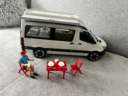 Bruder - kempovací karavan mercedes benz sprinter,