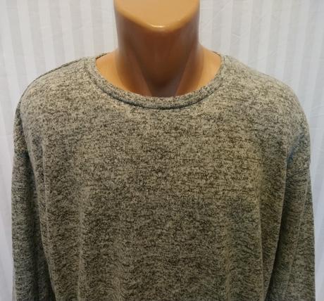 Pánsky elastický svetlo sivý pulóver, stedman, xxl