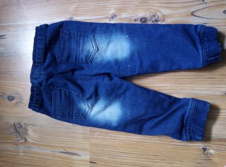 Mikina a riflove nohavice, dopodopo,74