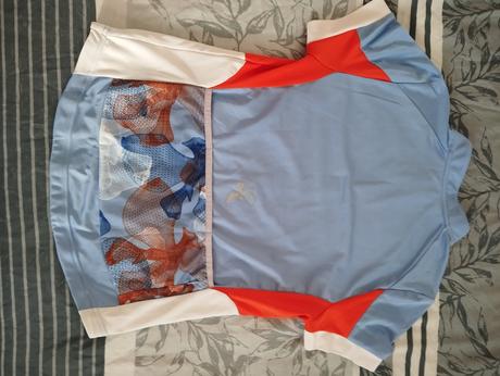 Modrý cyklo dres l/44, crivit,l