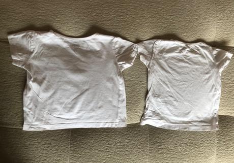 2 biele unisex tričká 92, kiki&koko,92