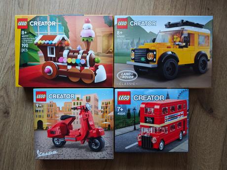 Lego vozidlá - nové sety, 