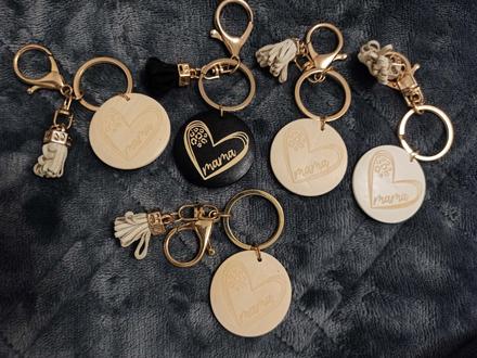 Prívesok na kľúče 5ks, 