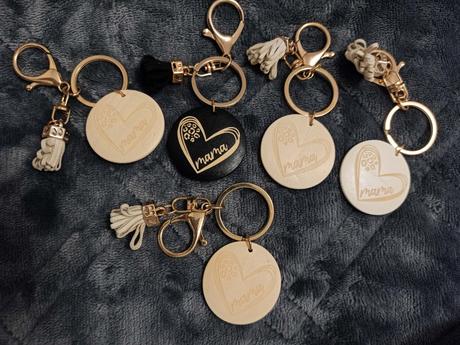 Prívesok na kľúče 5ks, 