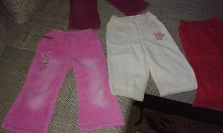 7 x  nohavice, rifle a menčestráky v. 86,92,98, 86–98