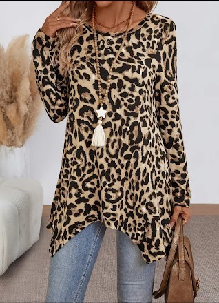 Tigrovana tunika m/l, m