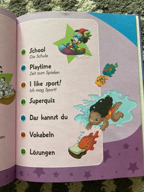 Disney's magic english mit cd my day mein tag, 