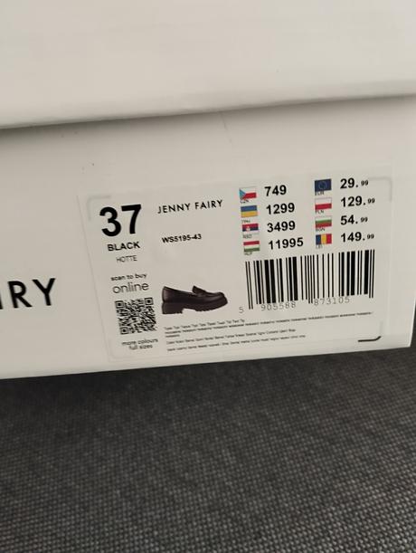 Mokasíny jenny fairy, 37