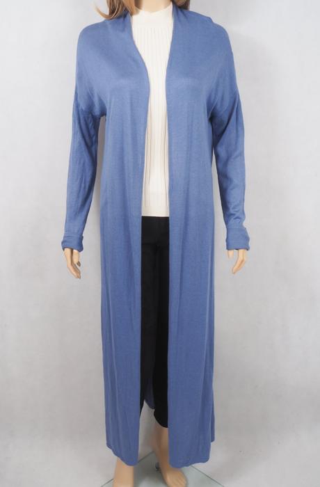 Modrý úpletový kardigan halston, m