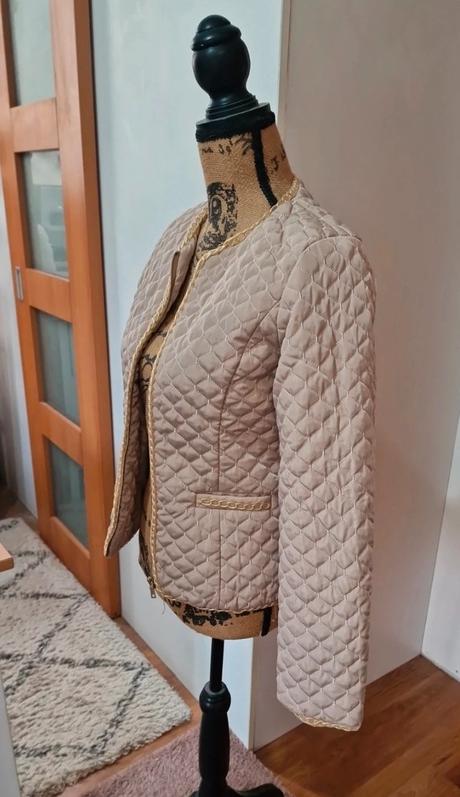 Béžový elegantný kabátik/sačko zn.beauty vel.m, m