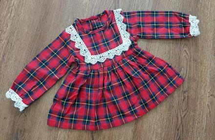 Vianočné šaty 68/74 a 80, 68 / 74 / 80