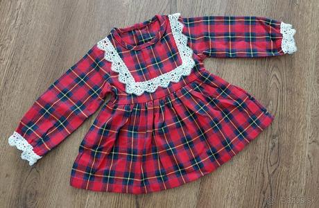 Vianočné šaty 68/74 a 80, 68 / 74 / 80